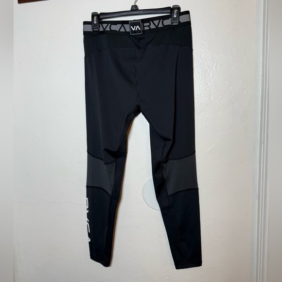RVCA Charcoal Gray Performance Leggings Size Large Mens - Picture 2 of 6